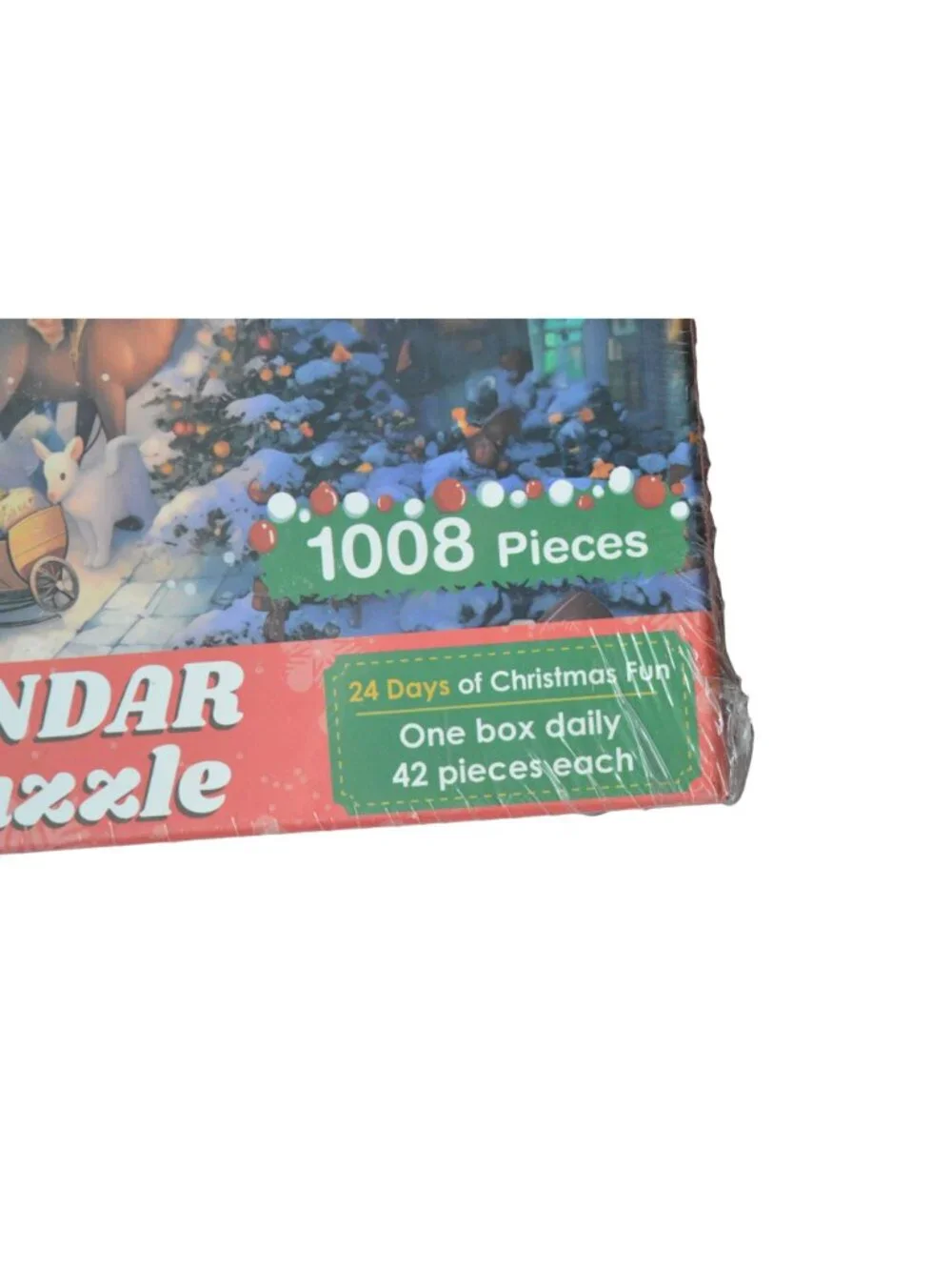 Advent Calendar Jigsaw Puzzle 1008 Pieces Christmas Holiday Countdown 24 Days Fe